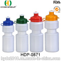Botellas de agua plásticas de la bici del deporte de BPA Free PE recientemente (HDP-0871)